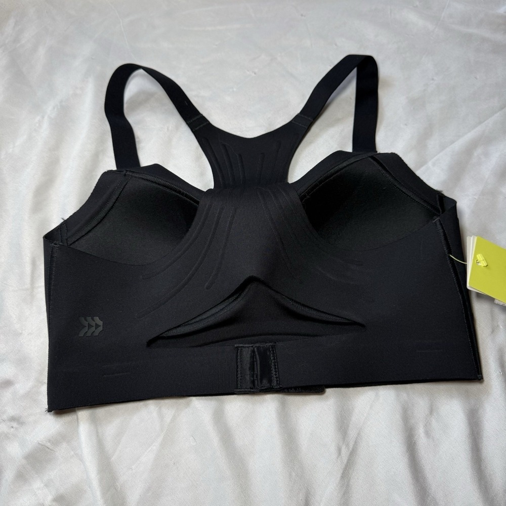 All in Motion Women's High Support Embossed Racerback Run Bra Black Size XS NWT - Picture 2 of 8